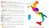 mapa Talianska